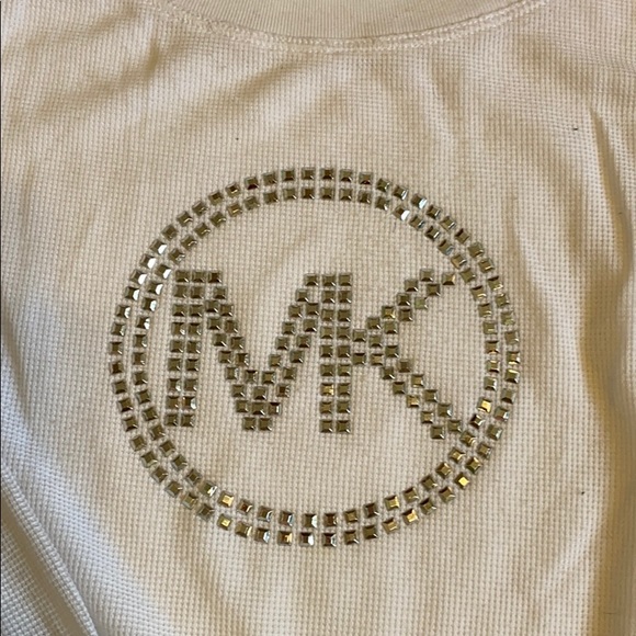 Michael Kors White Long Sleeve Top - Picture 4 of 9